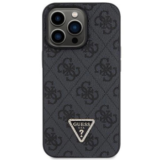Pouzdro Guess GUHCP13LP4TDSCPK pro iPhone 13 Pro / 13 - černé Crossbody 4G kovové logo