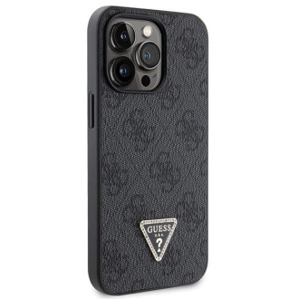 Pouzdro Guess GUHCP13LP4TDSCPK pro iPhone 13 Pro / 13 - černé Crossbody 4G kovové logo