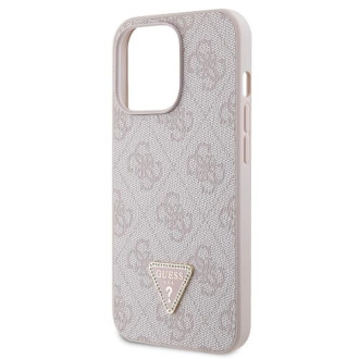 Pouzdro Guess GUHCP13LP4TDSCPP pro iPhone 13 Pro / 13 - růžové Crossbody 4G kovové logo