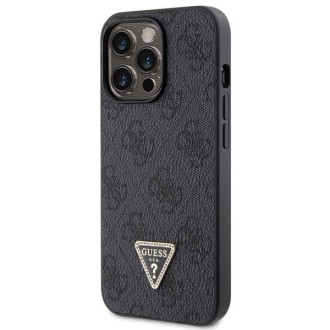 Pouzdro Guess GUHCP13XP4TDSCPK pro iPhone 13 Pro Max 6,7&quot; - černé Crossbody 4G kovové logo