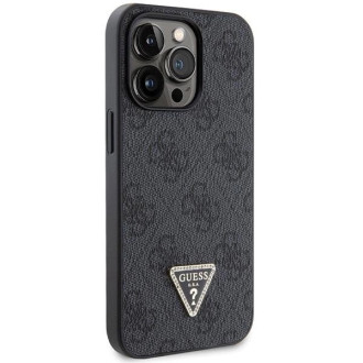 Pouzdro Guess GUHCP13XP4TDSCPK pro iPhone 13 Pro Max 6,7&quot; - černé Crossbody 4G kovové logo