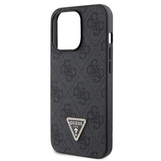 Pouzdro Guess GUHCP13XP4TDSCPK pro iPhone 13 Pro Max 6,7&quot; - černé Crossbody 4G kovové logo