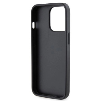 Pouzdro Guess GUHCP13XP4TDSCPK pro iPhone 13 Pro Max 6,7&quot; - černé Crossbody 4G kovové logo