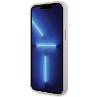 Pouzdro Guess GUHCP13XP4TDSCPP pro iPhone 13 Pro Max 6,7&quot; - růžové Crossbody 4G kovové logo