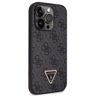 Pouzdro Guess GUHCP14LP4TDSCPK pro iPhone 14 Pro - černé Crossbody 4G kovové logo