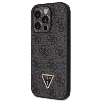 Pouzdro Guess GUHCP14XP4TDSCPK pro iPhone 14 Pro Max 6,7&quot; - černé Crossbody 4G kovové logo