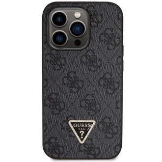 Pouzdro Guess GUHCP14XP4TDSCPK pro iPhone 14 Pro Max 6,7&quot; - černé Crossbody 4G kovové logo