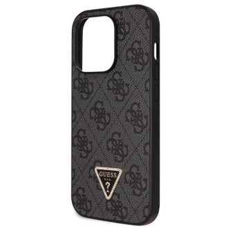 Pouzdro Guess GUHCP14XP4TDSCPK pro iPhone 14 Pro Max 6,7&quot; - černé Crossbody 4G kovové logo