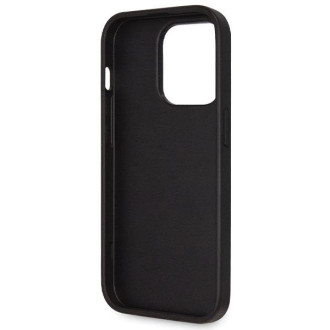 Pouzdro Guess GUHCP14XP4TDSCPK pro iPhone 14 Pro Max 6,7&quot; - černé Crossbody 4G kovové logo