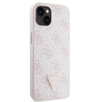 Pouzdro Guess GUHCP14XP4TDSCPP pro iPhone 14 Pro Max 6,7&quot; - růžové Crossbody 4G kovové logo