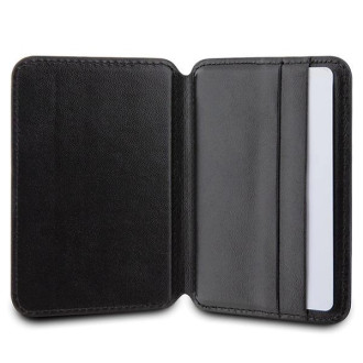 Karl Lagerfeld KLWMSPSAKHCK stojánek na kartu peněženky Saffiano Monogram Pouzdro Choupette MagSafe - černé