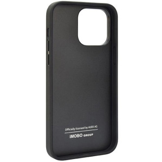 Originální kožené pouzdro Audi pro iPhone 14 Pro Max 6,7&quot; - černé AU-TPUPCIP14PM-Q8/D1-BK