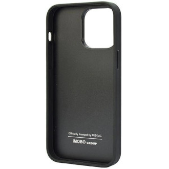 Originální kožené pouzdro Audi pro iPhone 14 Pro Max 6,7&quot; - černé AU-TPUPCIP14PM-Q8/D1-BK