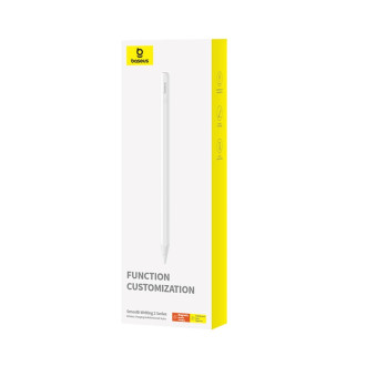 Stylus Baseus Smooth Writing se 2 aktivními hroty pro iPad s vyměnitelným hrotem - bílý