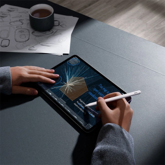 Stylus Baseus Smooth Writing se 2 aktivními hroty pro iPad s vyměnitelným hrotem - bílý
