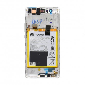 Huawei P9 Lite LCD Display + Dotyková Deska + Přední Kryt White (Service Pack)