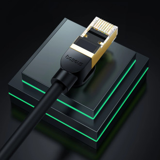 Baseus High Speed ​​​​Cat 8 40 Gb/s Ethernet kabel 8 m - černý