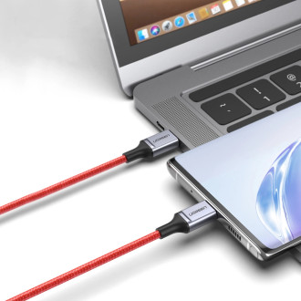 Ugreen US294 USB-C 2.0 / USB-C 2.0 3A kabel - červený