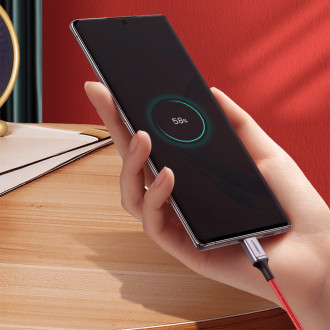 Ugreen US294 USB-C 2.0 / USB-C 2.0 3A kabel - červený