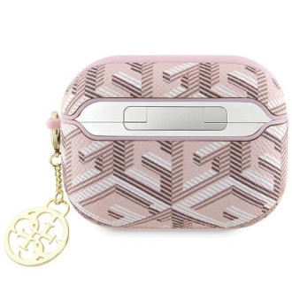 Guess GUAPPGCE4CP pouzdro pro AirPods Pro - růžové GCube Charm