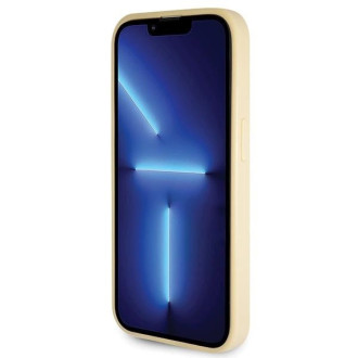 Pouzdro Guess GUHCP14LHG4SGD pro iPhone 14 Pro - zlaté Glitter Script Big 4G