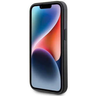 Pouzdro Guess 4G Big Metal Logo pro iPhone 15 Plus - šedé