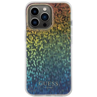 Guess IML Faceted Mirror Disco Iridescent pouzdro pro iPhone 15 Pro Max - vícebarevné