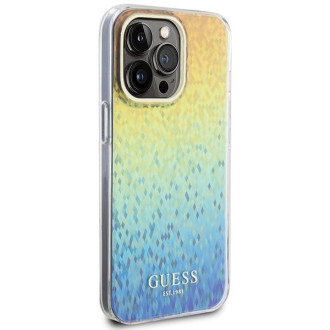 Guess IML Faceted Mirror Disco Iridescent pouzdro pro iPhone 15 Pro Max - vícebarevné