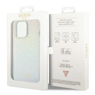 Guess IML Faceted Mirror Disco Iridescent pouzdro pro iPhone 15 Pro Max - vícebarevné