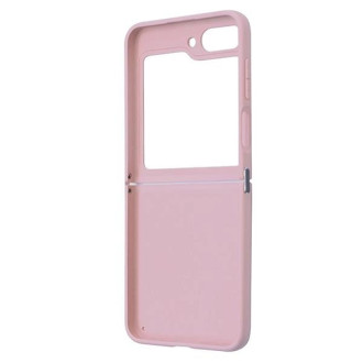 Pouzdro Guess Glitter Script pro Samsung Galaxy Z Flip 5 - růžové