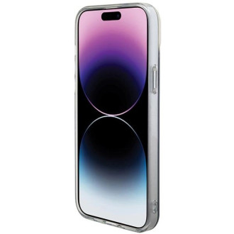 Pouzdro Guess IML Iridescent MagSafe pro iPhone 15 Pro - černé