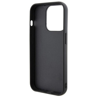 Pouzdro Karl Lagerfeld 3D Rubber Multi Logo pro iPhone 15 Pro - černé