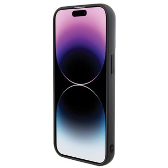 Pouzdro Karl Lagerfeld 3D Rubber Multi Logo pro iPhone 15 - černé