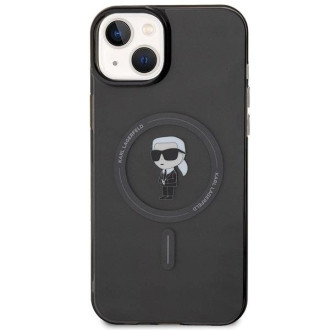Karl Lagerfeld IML Ikonik MagSafe pouzdro pro iPhone 15 Plus - černé
