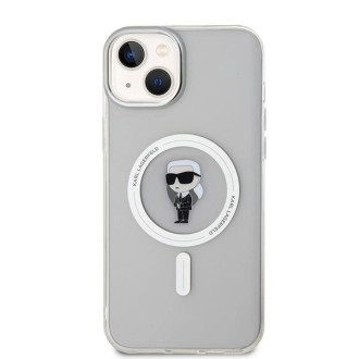 Karl Lagerfeld IML Ikonik MagSafe pouzdro pro iPhone 15 Plus - průhledné