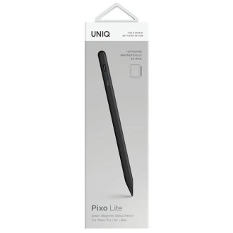 Uniq Pixo Lite pouzdro s magnetickým stylusem pro iPad černá/grafitová černá