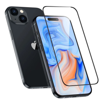 ESR TEPELNÉ SKLO ARMORITE IPHONE 15 PLUS ČERNÉ