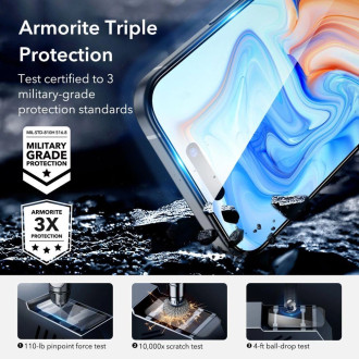 ESR TEPELNÉ SKLO ARMORITE IPHONE 15 PLUS ČERNÉ