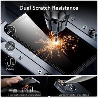 ESR TEPELNÉ SKLO ARMORITE IPHONE 15 PLUS ČERNÉ