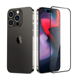 IPHONE 15 PRO ČERNÉ ESR TEPELNÉ SKLO ARMORITE