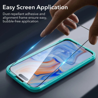 ESR TEPELNÉ SKLO 2BAL IPHONE 15 ČERNÝ