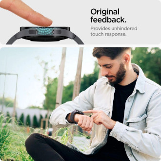 TEPELNÉ SKLO Spigen GLAS.TR "EZ-FIT" 2BALENÍ GALAXY Watch 6 (44 MM) ČIRY