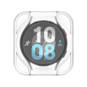 TEPELNÉ SKLO Spigen GLAS.TR "EZ-FIT" 2BALENÍ GALAXY Watch 6 (40 MM) ČIRY