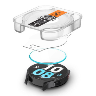 TEPELNÉ SKLO Spigen GLAS.TR "EZ-FIT" 2BALENÍ GALAXY Watch 6 (40 MM) ČIRY
