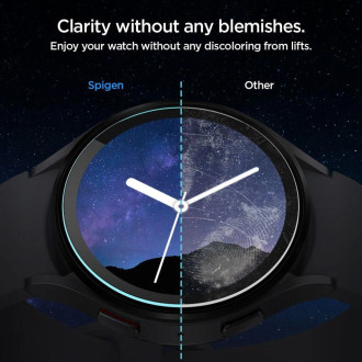 TEPELNÉ SKLO Spigen GLAS.TR "EZ-FIT" 2BALENÍ GALAXY Watch 6 (40 MM) ČIRY