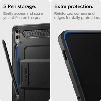 Spigen TOUGH ARMOR &quot;PRO&quot; GALAXY TAB S9+ PLUS 12.4 X810 / X816B BLACK