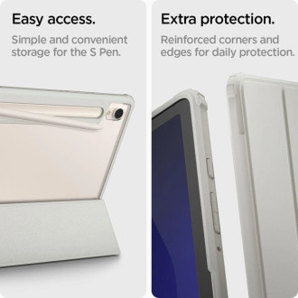 Spigen ULTRA HYBRID "PRO" GALAXY TAB S9 11.0 X710 / X716B ŠEDÁ