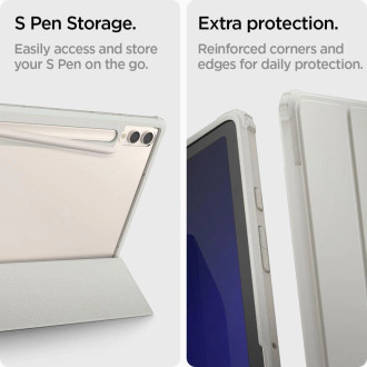 Spigen ULTRA HYBRID &quot;PRO&quot; GALAXY TAB S9+ PLUS 12.4 X810 / X816B ŠEDÁ
