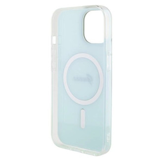 Guess GUHMP15SHITSQ iPhone 15 6,1&quot; tyrkysový/tyrkysový pevný obal IML Iridescent MagSafe