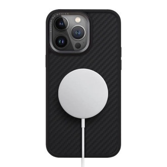 Uniq pouzdro Keva iPhone 15 Pro 6.1&quot; Magclick Charging black/carbon black